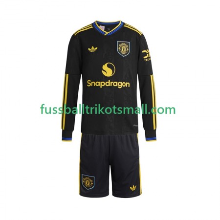 Fußballtrikots Manchester United Kinder 2025-2026 Langarm 3rd trikot kaufen